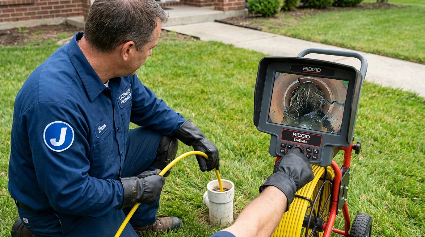 Sewer camera inspection being performed by Johns Plumbing LLC in Apache Junction